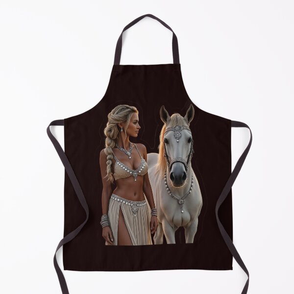 Item preview, Golden Beach Goddess and Cosmic Companion Horse Guardian designed and sold by highvibz72.