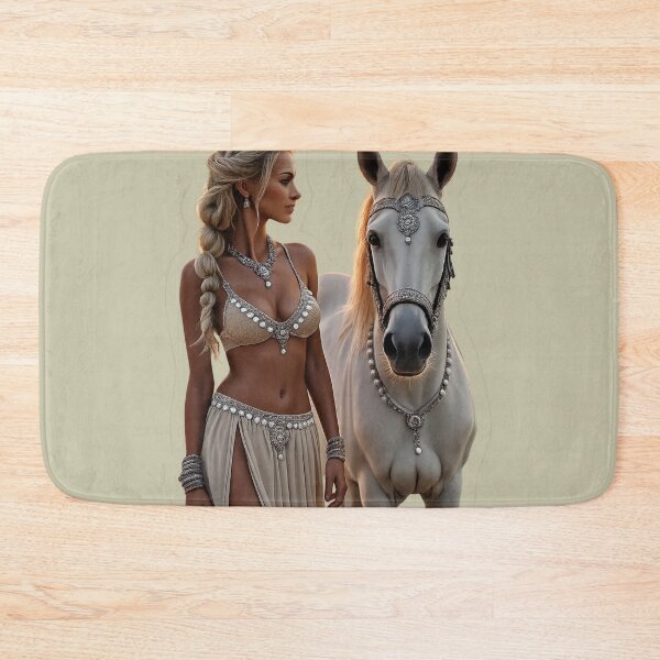 Item preview, Golden Beach Goddess and Cosmic Companion Horse Guardian  designed and sold by highvibz72.