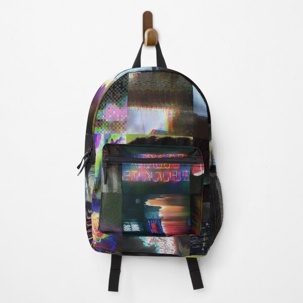 Item preview, 1FB1F9F4 Cyberpunk Glitch Art Mosaic Abstract Neon Synthwave Techno Design designed and sold by Terry Bain.