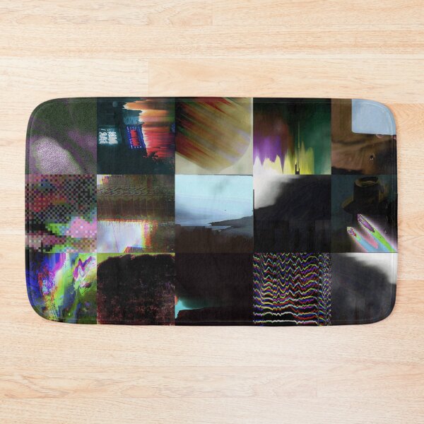 Item preview, 1FB1F9F4 Cyberpunk Glitch Art Mosaic Abstract Neon Synthwave Techno Design designed and sold by Terry Bain.