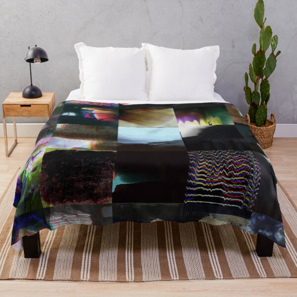 Item preview, 1FB1F9F4 Cyberpunk Glitch Art Mosaic Abstract Neon Synthwave Techno Design designed and sold by Terry Bain.