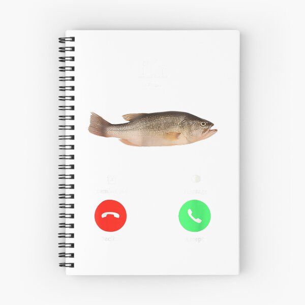 Item preview, Fih Calling Remind me Message Decline Accept Phone Call Fish T-Shirt designed and sold by Voila-creative.