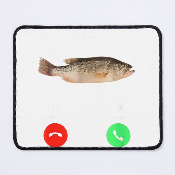 Item preview, Fih Calling Remind me Message Decline Accept Phone Call Fish T-Shirt designed and sold by Voila-creative.