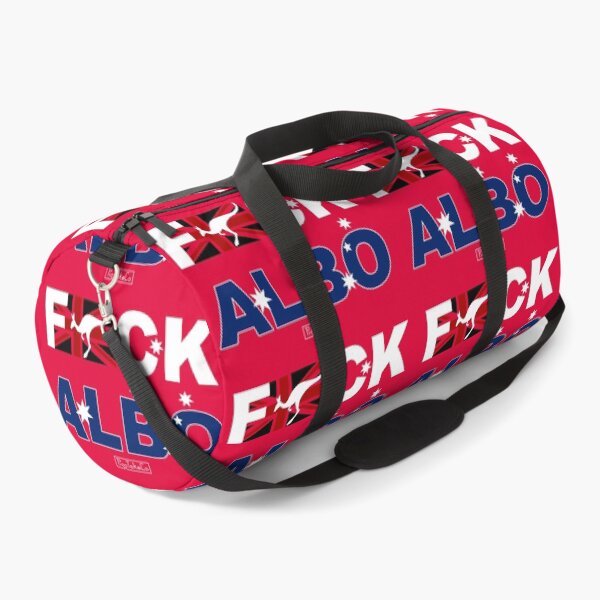 Item preview, F ck Albo Bumper Sticker Red designed and sold by Piss Take .