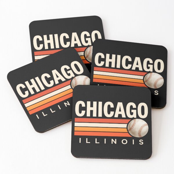 Item preview, chicago baseball retro stripes designed and sold by LuloCreative.