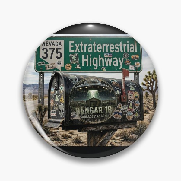 Item preview, E.T. Highway & Infamous Black Mailbox designed and sold by Arcade51az.
