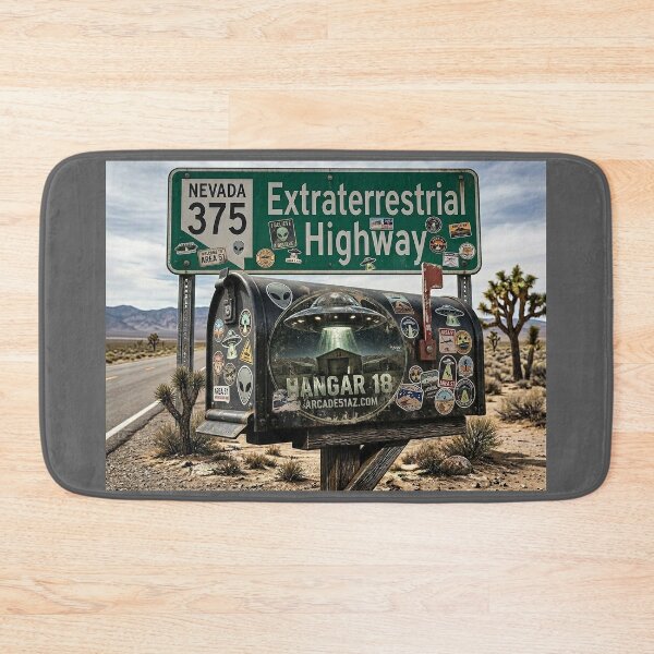Item preview, E.T. Highway & Infamous Black Mailbox designed and sold by Arcade51az.