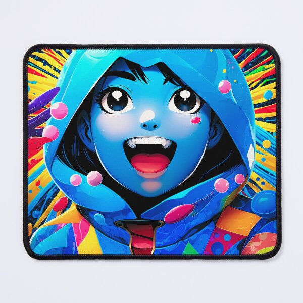 Item preview, Vibrant Pop Art Anime Girl – Colorful Hoodie Aesthetic Illustration designed and sold by IMuDesigner.