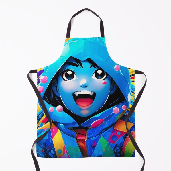 Item preview, Vibrant Pop Art Anime Girl – Colorful Hoodie Aesthetic Illustration designed and sold by IMuDesigner.