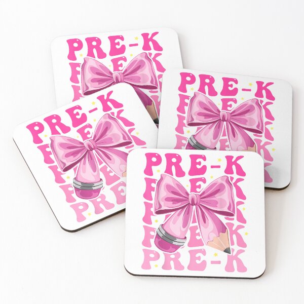 Item preview, First Day of Pre-K Girls Coquette Bow Back to School PreK T-Shirt designed and sold by DArtfulStudio.
