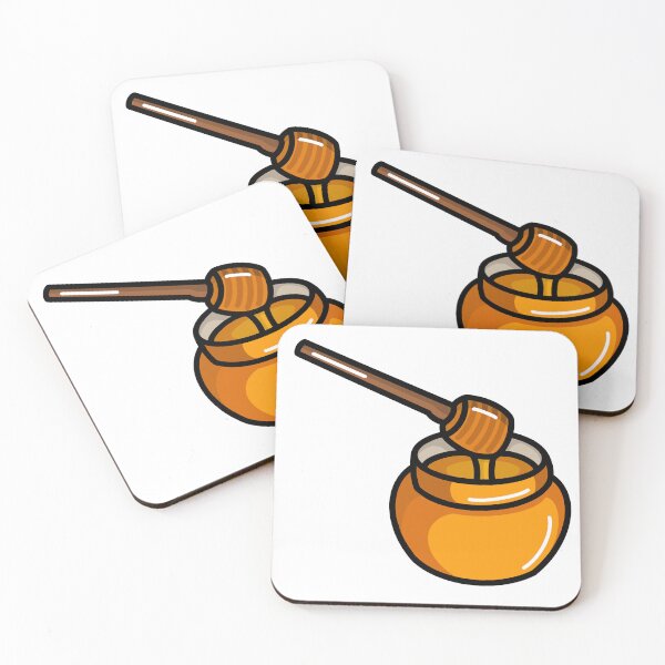 Item preview, Greek Honey Jar Sticker | Postcards from Greece Collection designed and sold by PinkPeelUK.