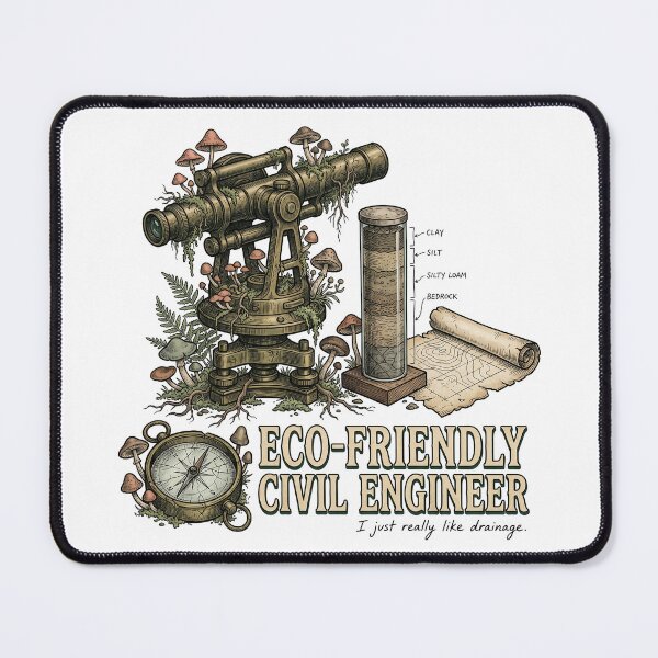 Item preview, Eco Friendly Civil Engineer Funny Sustainable Soil Chaos Gift designed and sold by Osmose-Studio ⭐⭐⭐⭐⭐.
