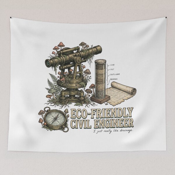 Item preview, Eco Friendly Civil Engineer Funny Sustainable Soil Chaos Gift designed and sold by Osmose-Studio ⭐⭐⭐⭐⭐.
