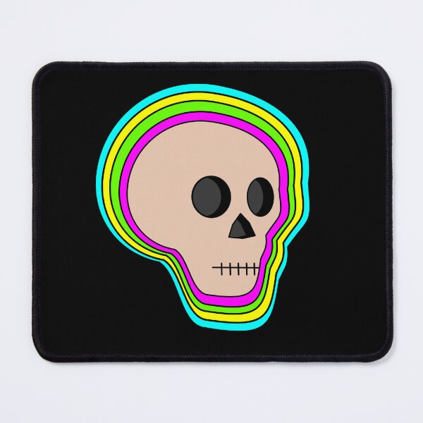 Item preview, Skull with neon rings designed and sold by DeadXIII.