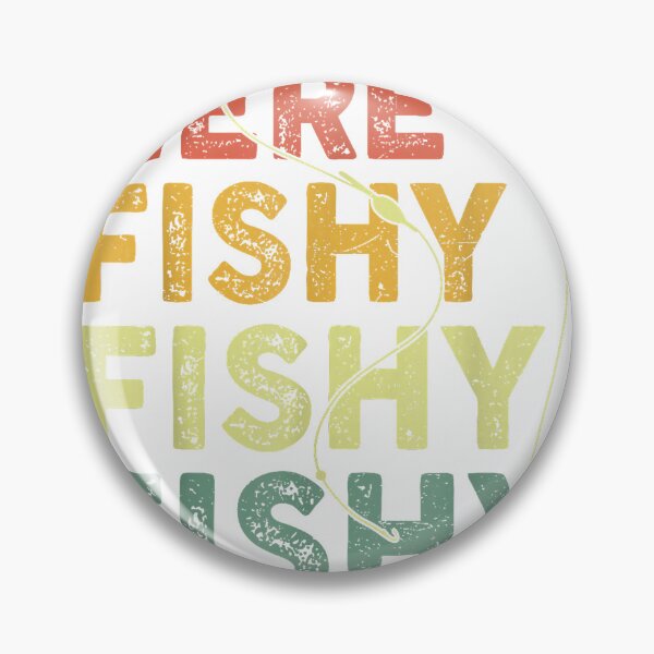 Item preview, Fishing Here-Fishy Bass Fish Dad Funny T-Shirt designed and sold by Badriiiii.