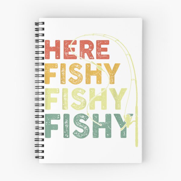 Item preview, Fishing Here-Fishy Bass Fish Dad Funny T-Shirt designed and sold by Badriiiii.