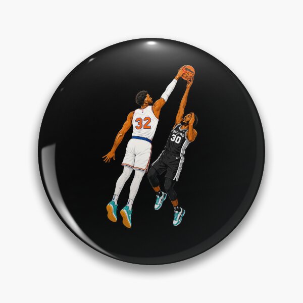 Item preview, New York Knicks Jalen Brunson vs San Antonio Spurs Victor Wembanyama graphic designed and sold by SweetCornrrFun.