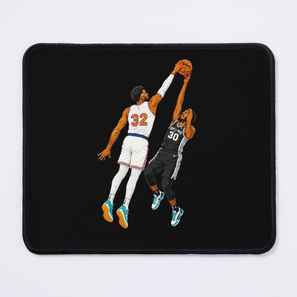 Item preview, New York Knicks Jalen Brunson vs San Antonio Spurs Victor Wembanyama graphic designed and sold by SweetCornrrFun.