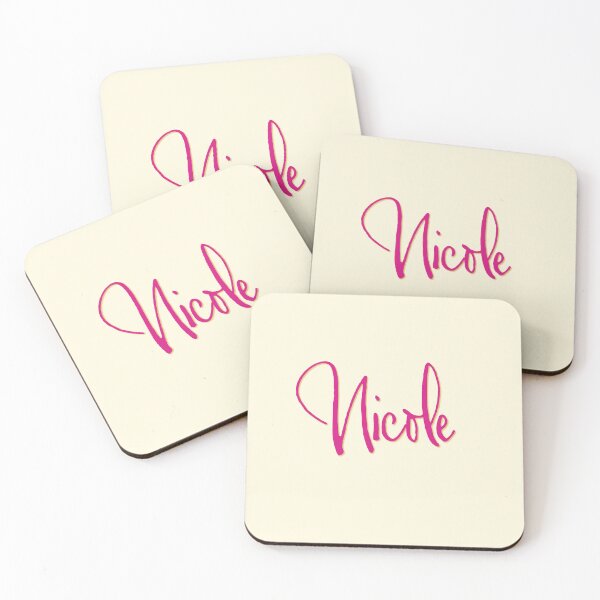 Item preview, NICOLE personalized type design designed and sold by CharlottePlaceArt.