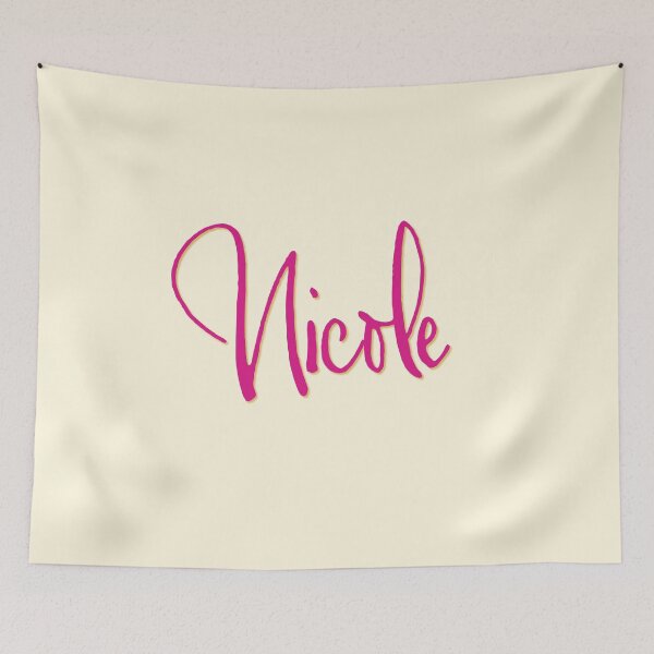 Item preview, NICOLE personalized type design designed and sold by CharlottePlaceArt.