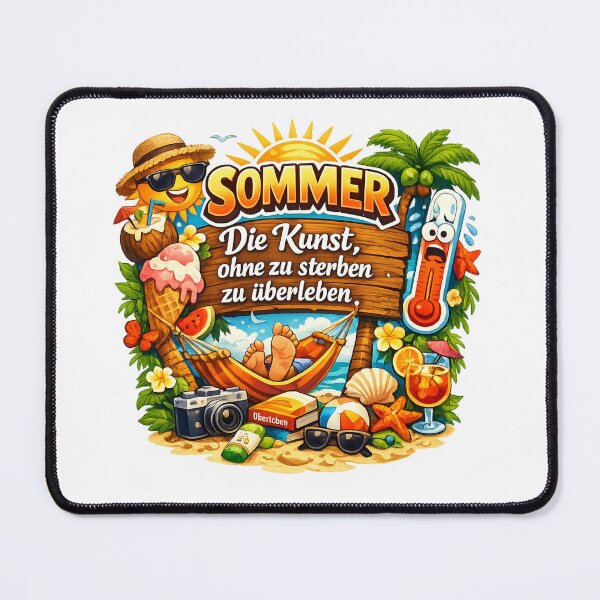 Item preview, Summer sunburn heatwave survival design – Funny holiday motif for everyone who takes the heat with humor designed and sold by CoolContent Factory.