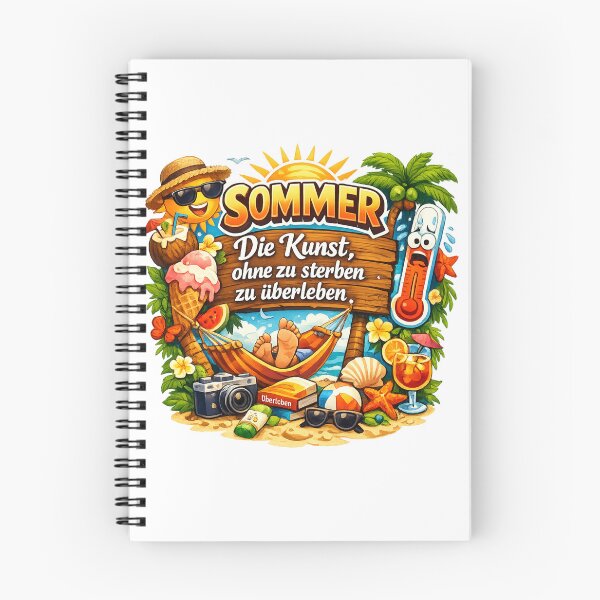 Item preview, Summer sunburn heatwave survival design – Funny holiday motif for everyone who takes the heat with humor designed and sold by CoolContent Factory.