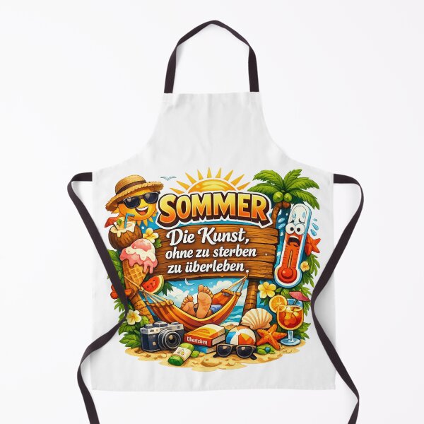 Item preview, Summer sunburn heatwave survival design – Funny holiday motif for everyone who takes the heat with humor designed and sold by CoolContent Factory.
