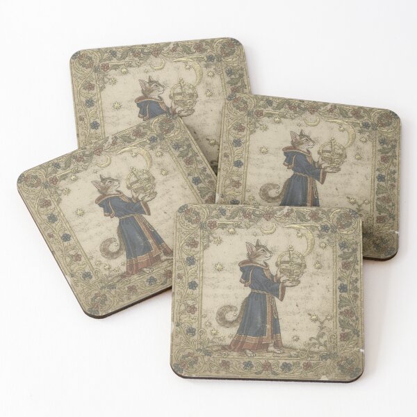 Item preview, Medieval Cat Astronomer designed and sold by PictorialWhimsy.
