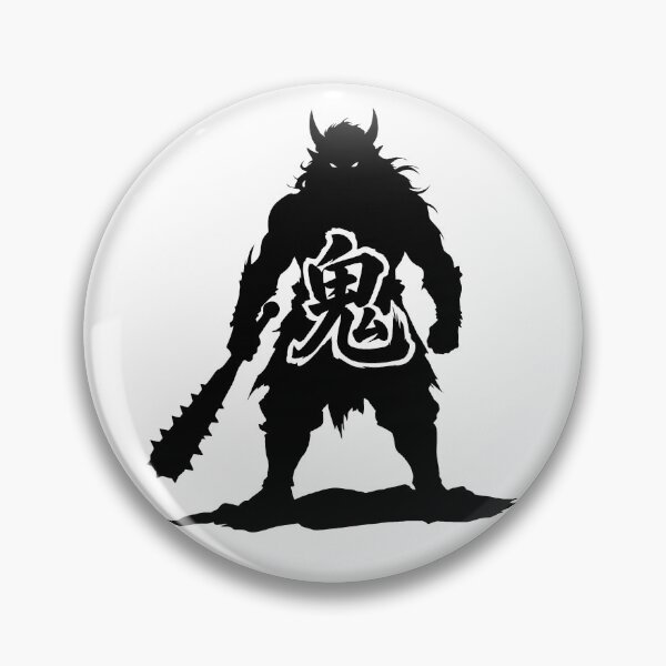 Item preview, Japanese Kanji Design - Demon "鬼" designed and sold by Studio-MiMi.
