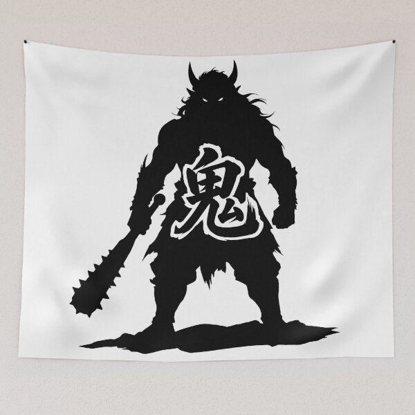 Item preview, Japanese Kanji Design - Demon "鬼" designed and sold by Studio-MiMi.