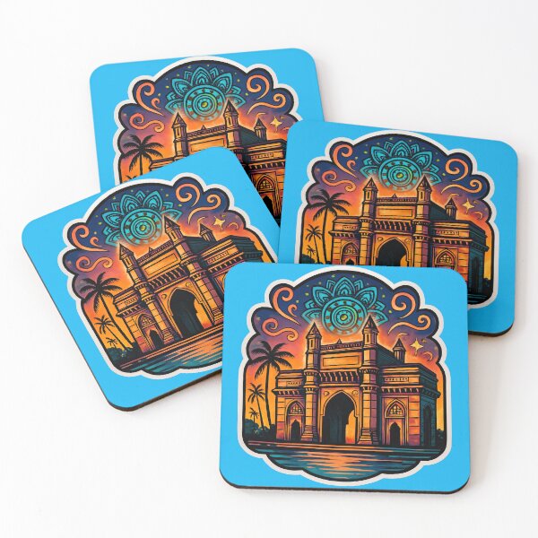Item preview,  Gateway of India colorful Sticker designed and sold by krazzyremo.