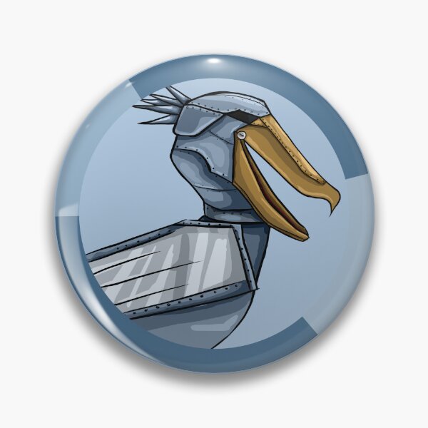 Item preview, Armored Shoebill Warrior | Fantasy Bird Character Illustration designed and sold by MechanicalART.