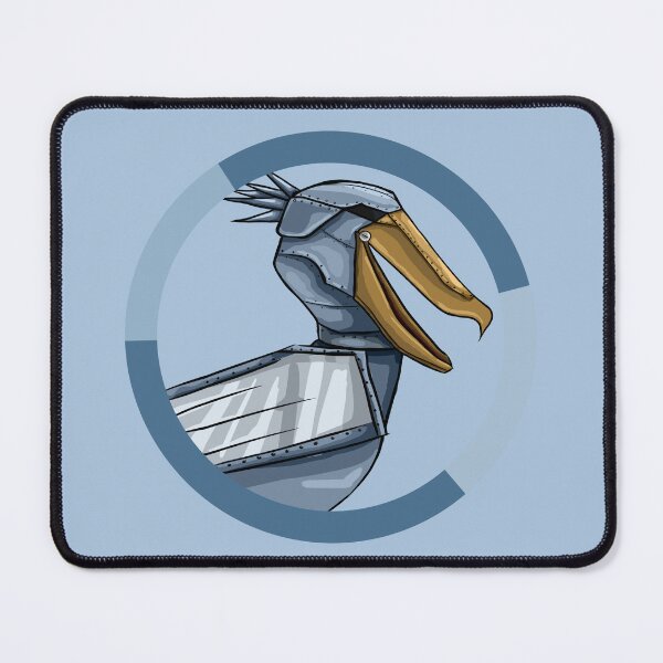 Item preview, Armored Shoebill Warrior | Fantasy Bird Character Illustration designed and sold by MechanicalART.
