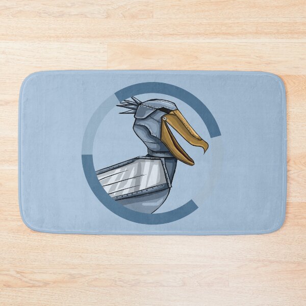 Item preview, Armored Shoebill Warrior | Fantasy Bird Character Illustration designed and sold by MechanicalART.