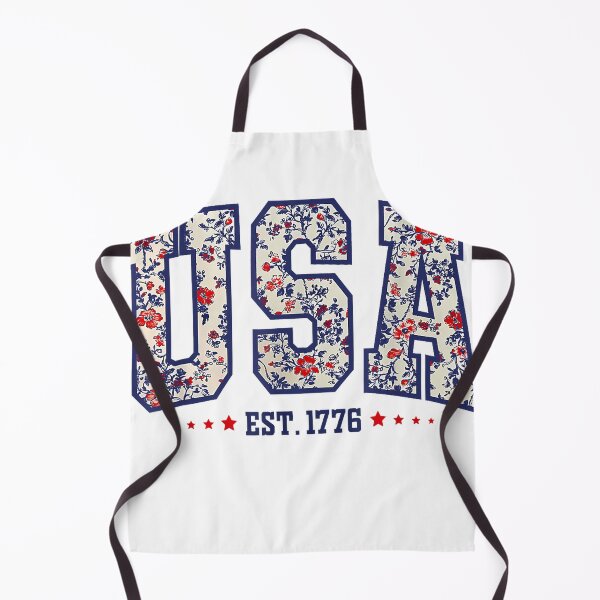 Item preview, Floral USA Est 1776 Patriotic Wildflower 4th of July Retro T-Shirt designed and sold by Voila-creative.