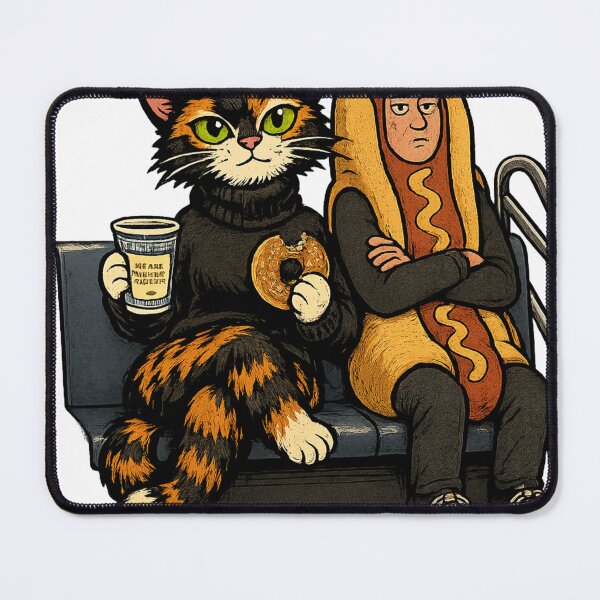 Item preview, Unbothered in New York — Subway Cat NYC Humor Gift designed and sold by Martin's_Design.