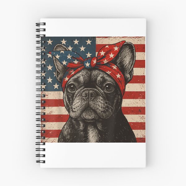 Item preview, Frenchie Bow Dog Patriotic 4th of July Men Women Kids T-Shirt designed and sold by DArtfulStudio.