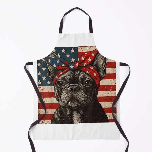 Item preview, Frenchie Bow Dog Patriotic 4th of July Men Women Kids T-Shirt designed and sold by DArtfulStudio.