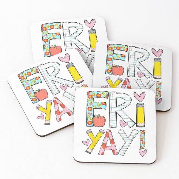 Item preview, Fri-Yay Happy Friday Funny Weekend Teacher Back to School T-Shirt designed and sold by DArtfulStudio.