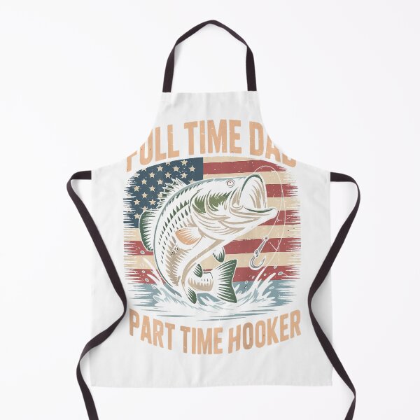 Item preview, Full Time Dad Part Time Hooker Fishing 4th July On-Back Mens T-Shirt designed and sold by Othinus.