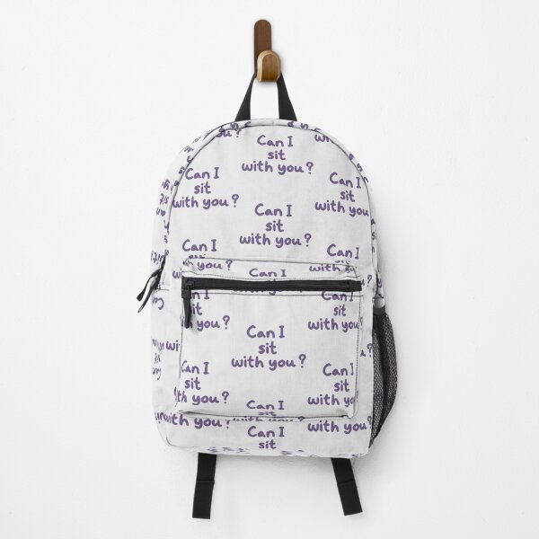 Item preview, Can I Sit With You? Minimalist Quote Text designed and sold by Deep Descent.
