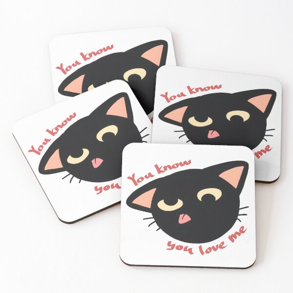Item preview, You Know You Love Me Silly Black Cat designed and sold by Deep Descent.
