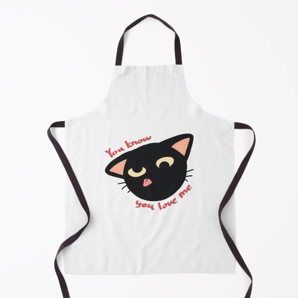 Item preview, You Know You Love Me Silly Black Cat designed and sold by Deep Descent.