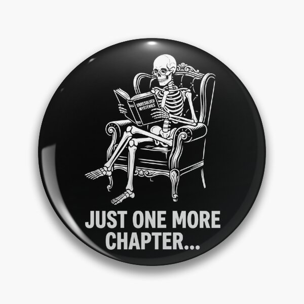 Item preview, Skeleton Reading Unresolved Mysteries Book designed and sold by SplashTastic.
