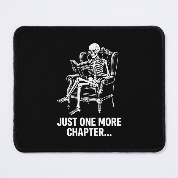 Item preview, Skeleton Reading Unresolved Mysteries Book designed and sold by SplashTastic.