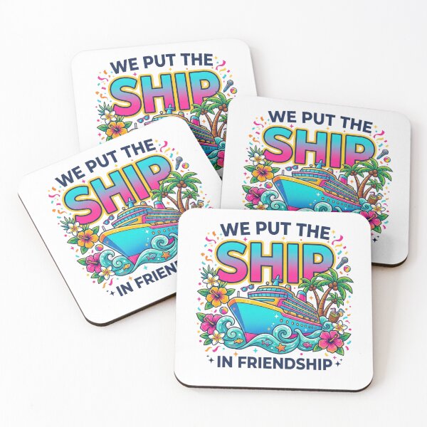 Item preview, We put the ship in friendship cruise  designed and sold by Comfy Creations.