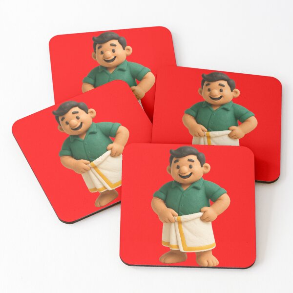 Item preview, Cute South Indian Lungi Man 3D Clay Sticker designed and sold by krazzyremo.
