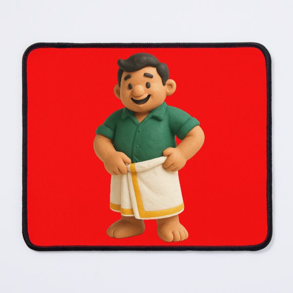 Item preview, Cute South Indian Lungi Man 3D Clay Sticker designed and sold by krazzyremo.
