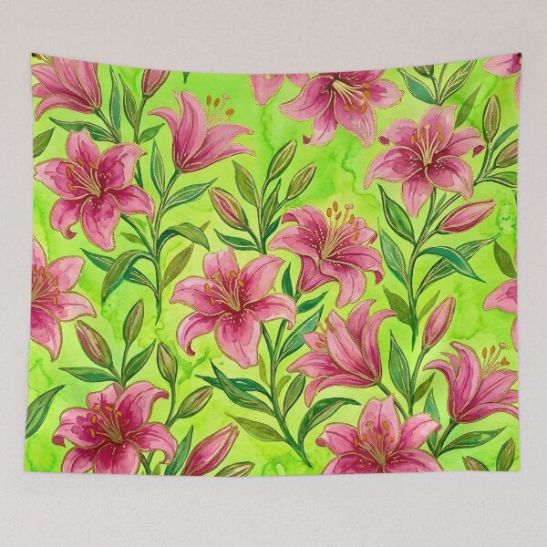 Item preview, Pink Lily Flower designed and sold by GraphicsClub.