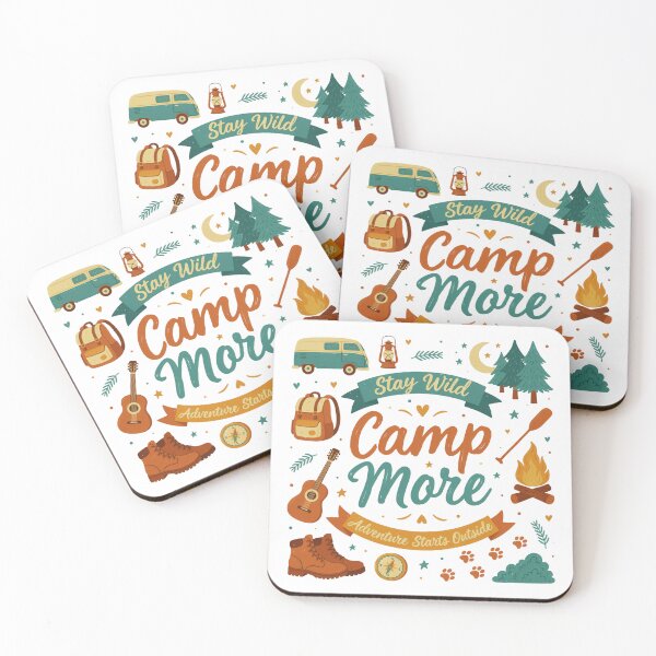 Item preview, Stay Wild Camp More Adventure Camping T-Shirt designed and sold by Gabe1983.